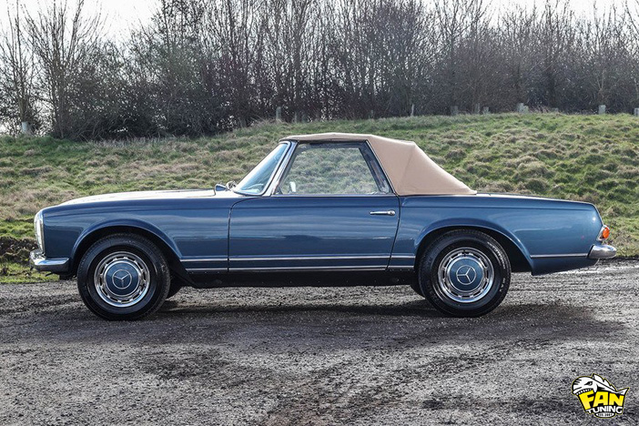 Кабриолетный тент и потолок на Мерседес (Mercedes) 230-280 W113 Pagoda 1963-1971 годов выпуска