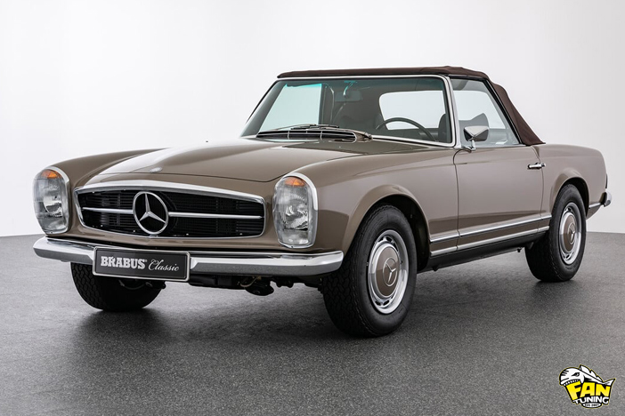 Кабриолетный тент и потолок на Мерседес (Mercedes) 230-280 W113 Pagoda 1963-1971 годов выпуска