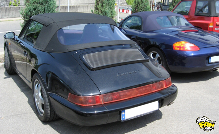 Кабриолетный тент (мягкий верх) на Порше (Porsche) 911/964 1983-1985/1986-1993 г.в.
