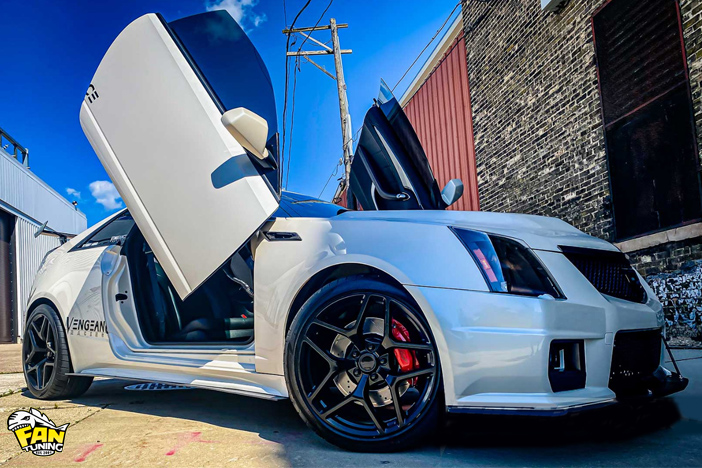 Ламбодвери (lambodoors) на Кадиллак (Cadillac) CTS Coupe 2008 - 2014 г. в. 