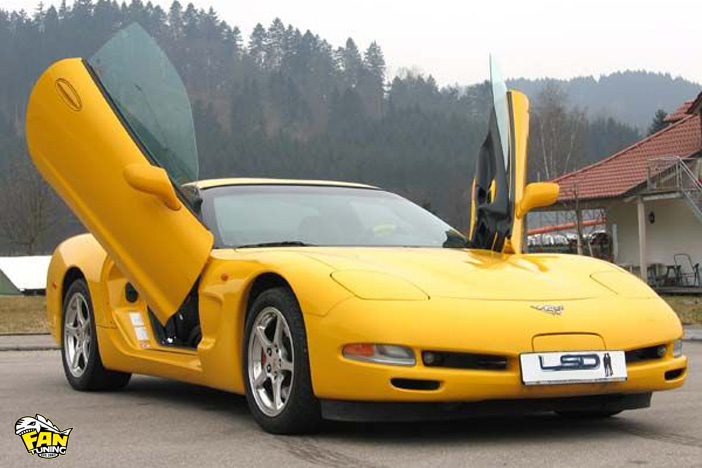 Ламбо двери LSD (Lambo Style Doors) для Шевроле Корветт (Chevrolet Corvette) C5