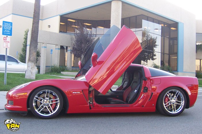 Ламбо двери LSD (Lambo Style Doors) для Шевроле Корветт (Chevrolet Corvette) C6