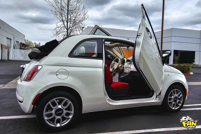 Ламбо двери LSD (Lambo Style Doors) для Фиат (Fiat) 500 2012-2019 г.в.