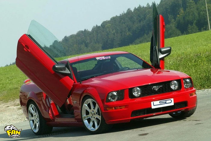 Ламбо двери LSD (Lambo Style Doors) для Форд Мустанг (Ford Mustang) 2004 - 2014 г.в.