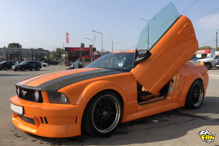 Ламбо двери LSD (Lambo Style Doors) для Форд Мустанг (Ford Mustang) 2004 - 2014 г.в.