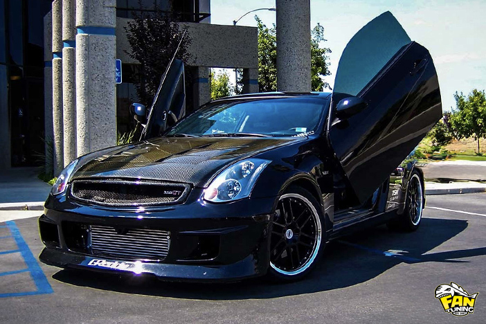Ламбо-двери на Инфинити (Infiniti) G35 Coupe 2003-2007 г.в.