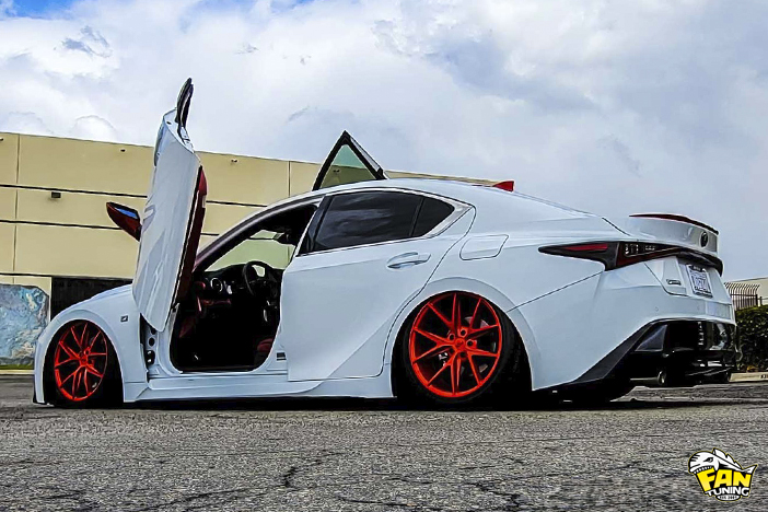 Ламбо двери LSD (Lambo Style Doors) для Лексуса (Lexus) iS 2014-2024 г.в.