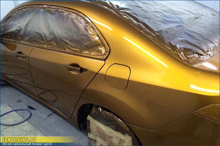 Покраска Хонды Аккорд (Honda Accord) Пласти Дипом