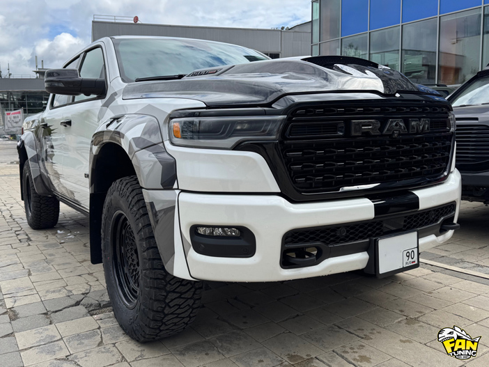Изготовление карбонового капота в стиле TRX на RAM 1500