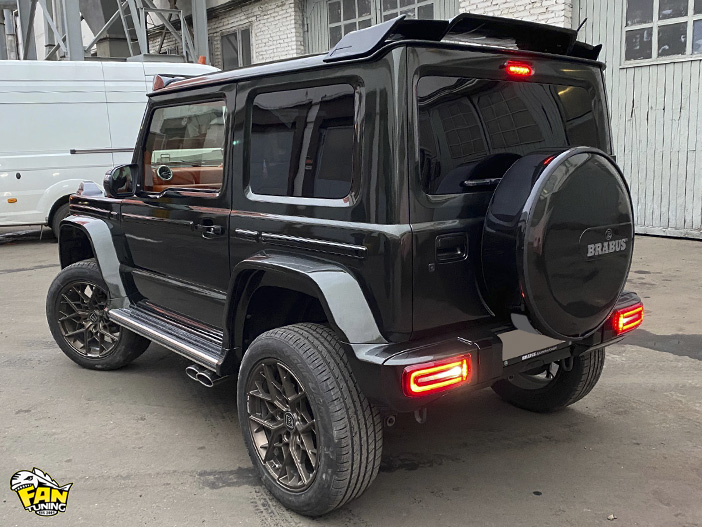 Тюнинг Сузуки Джимни (Suzuki Jimny) в стиле Гелендвагена (Mercedes G63) Brabus