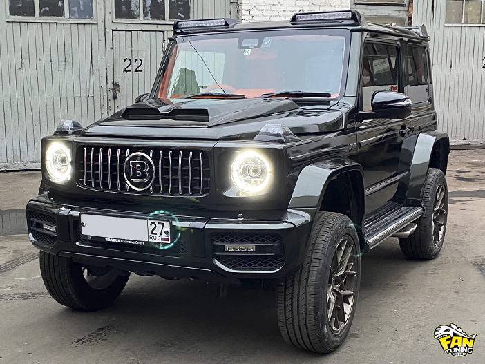 Тюнинг Сузуки Джимни (Suzuki Jimny) в стиле Гелендвагена (Mercedes G63) Brabus