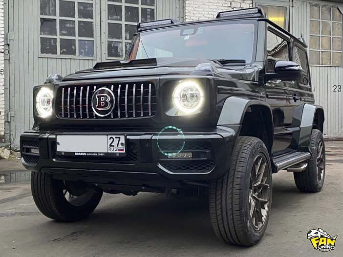 Тюнинг Сузуки Джимни (Suzuki Jimny) в стиле Гелендвагена (Mercedes G63) Brabus