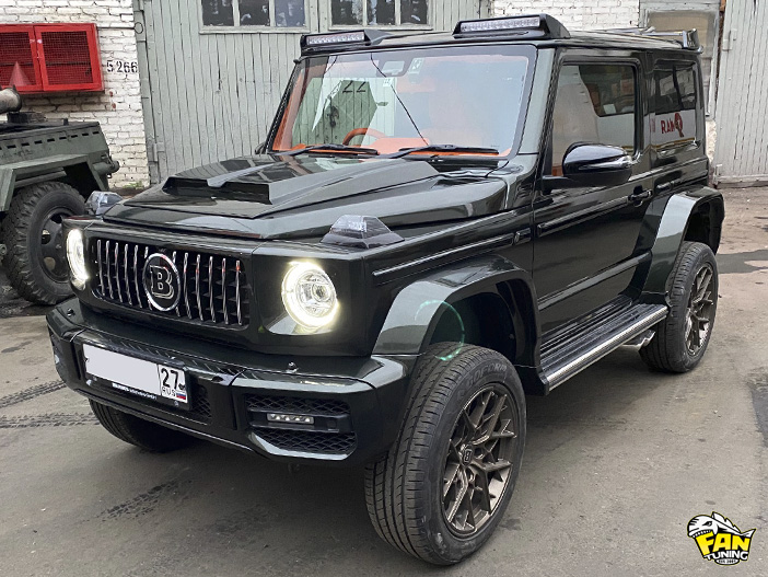 Тюнинг Сузуки Джимни (Suzuki Jimny) в стиле Гелендвагена (Mercedes G63) Brabus