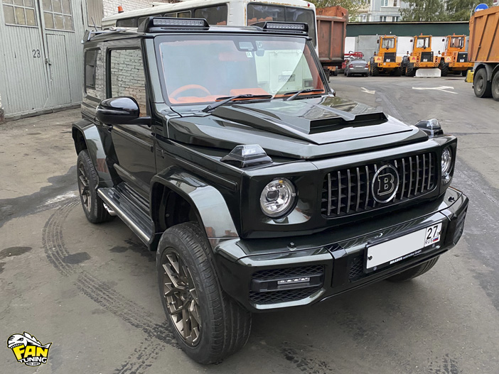 Тюнинг Сузуки Джимни (Suzuki Jimny) в стиле Гелендвагена (Mercedes G63) Brabus