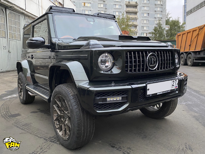 Тюнинг Сузуки Джимни (Suzuki Jimny) в стиле Гелендвагена (Mercedes G63) Brabus