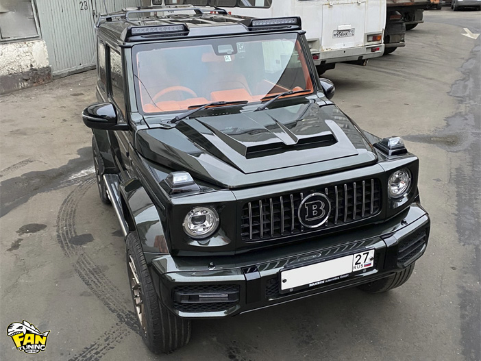 Тюнинг Сузуки Джимни (Suzuki Jimny) в стиле Гелендвагена (Mercedes G63) Brabus