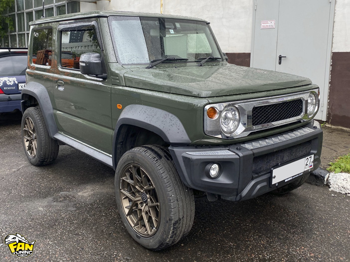 Тюнинг Сузуки Джимни (Suzuki Jimny) в стиле Гелендвагена (Mercedes G63) Brabus