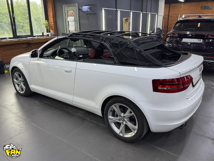 Пошив и замена тента кабриолета на Ауди А3 (Audi A3) 8P рестайлинг
