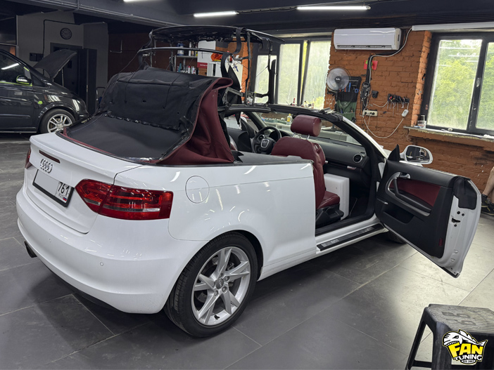 Пошив и замена тента кабриолета на Ауди А3 (Audi A3) 8P рестайлинг