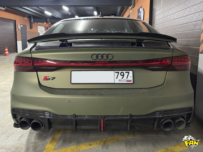 Установка обвеса на Ауди (Audi) A7 S-Line C8
