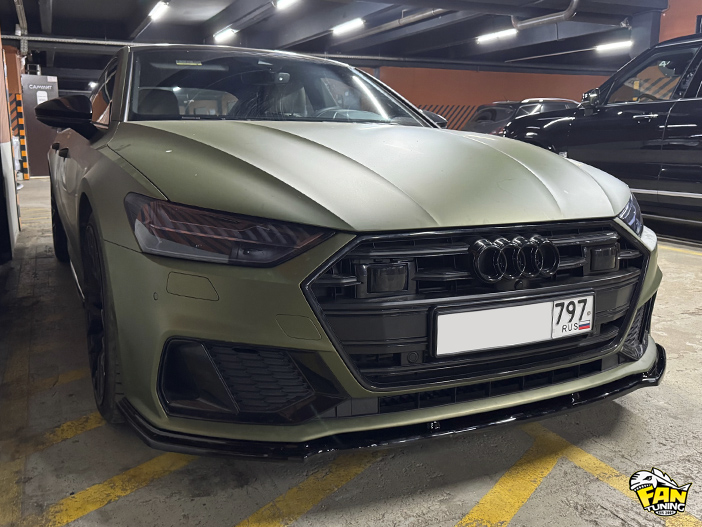 Установка обвеса на Ауди (Audi) A7 S-Line C8