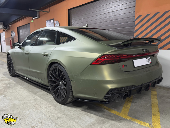 Установка обвеса на Ауди (Audi) A7 S-Line C8