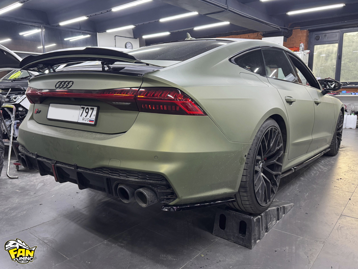 Установка обвеса на Ауди (Audi) A7 S-Line C8