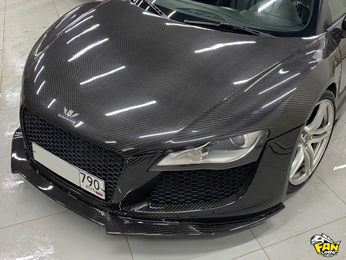 Ремонт карбонового бампера на Ауди (Audi) R8