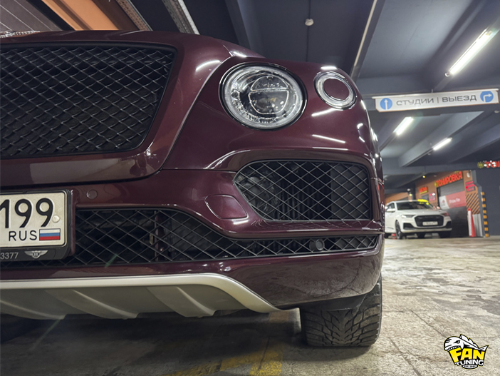 Ремонт переднего бампера на Бентли Бентайга (Bentley Bentayga)