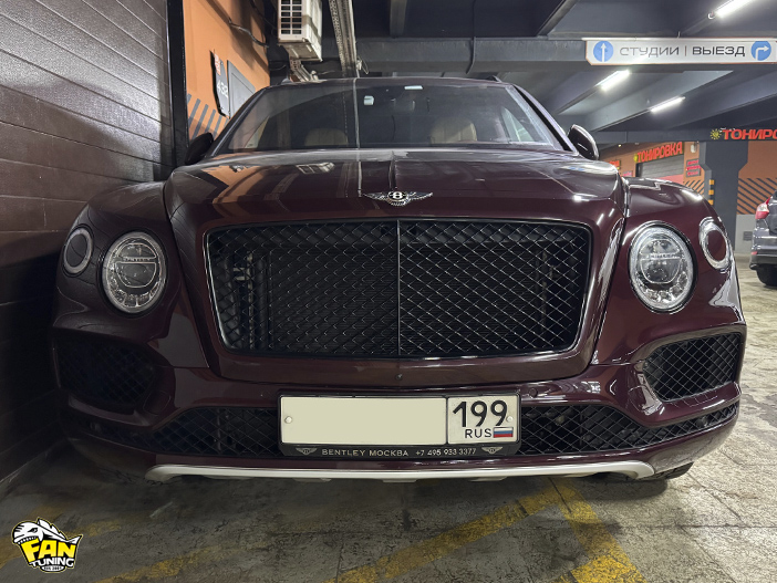 Ремонт переднего бампера на Бентли Бентайга (Bentley Bentayga)