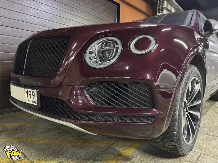 Ремонт переднего бампера на Бентли Бентайга (Bentley Bentayga)