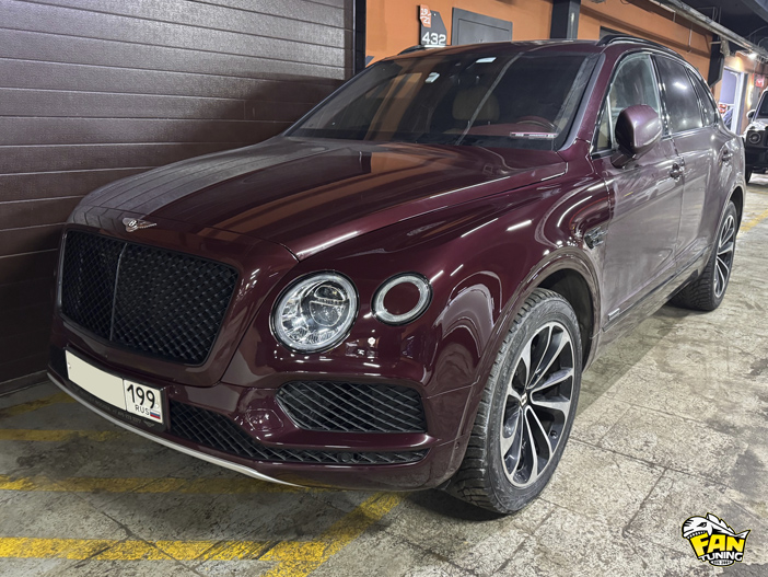 Ремонт переднего бампера на Бентли Бентайга (Bentley Bentayga)