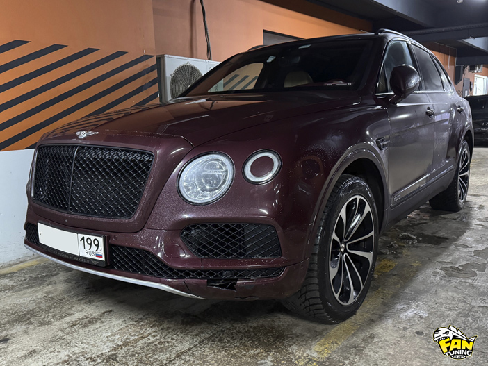 Ремонт переднего бампера на Бентли Бентайга (Bentley Bentayga)