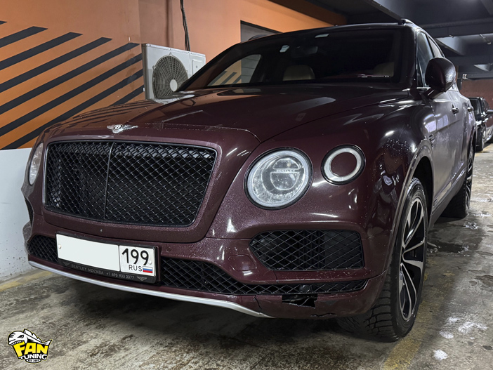 Ремонт переднего бампера на Бентли Бентайга (Bentley Bentayga)