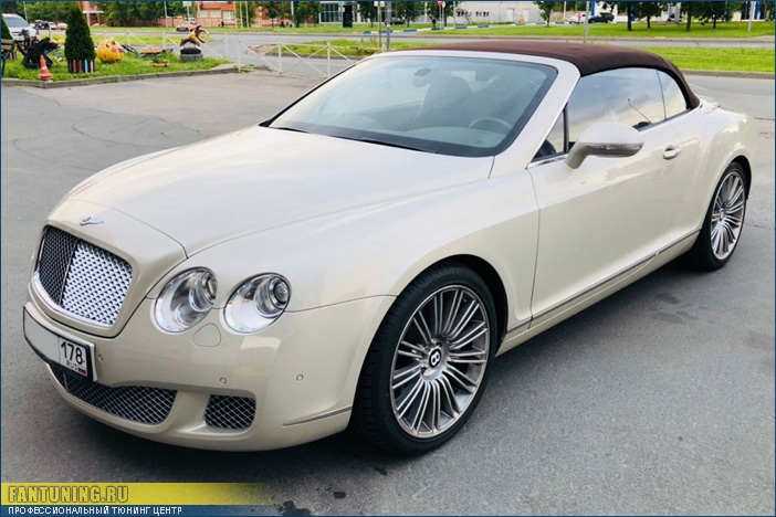 Перешив кабриолетного верха на Bentley GT Continental