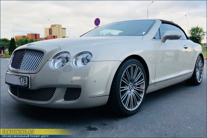 Перешив кабриолетного верха на Bentley GT Continental