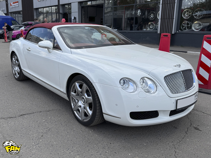 Пошив и замена тента кабриолета на Бентли (Bentley) Continental GT