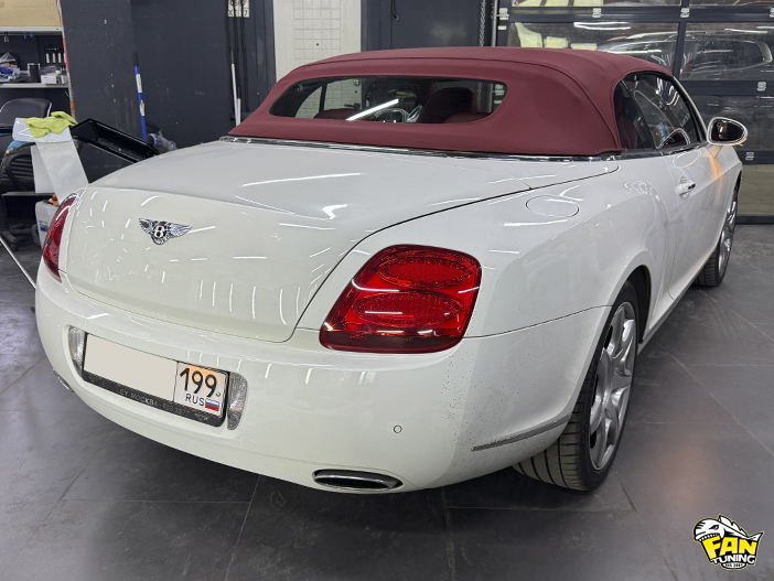 Пошив и замена тента кабриолета на Бентли (Bentley) Continental GT