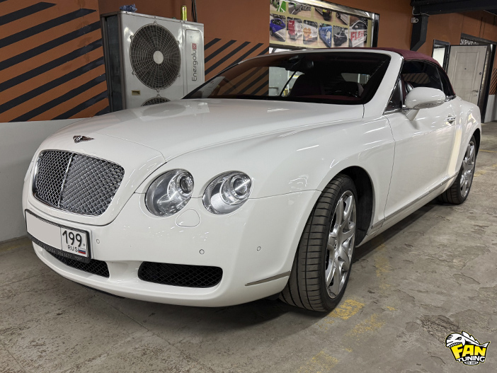 Пошив и замена тента кабриолета на Бентли (Bentley) Continental GT