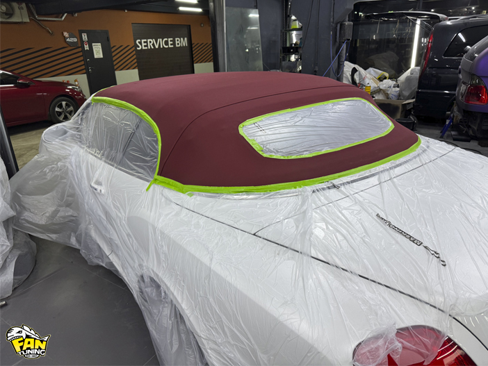 Пошив и замена тента кабриолета на Бентли (Bentley) Continental GT
