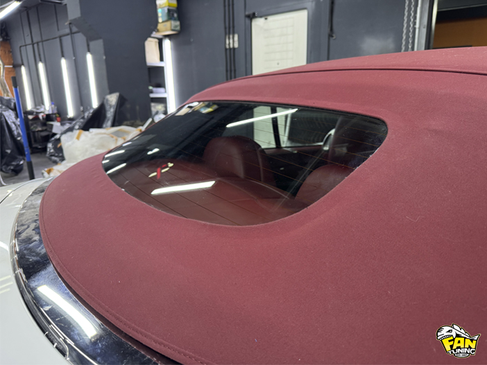 Пошив и замена тента кабриолета на Бентли (Bentley) Continental GT