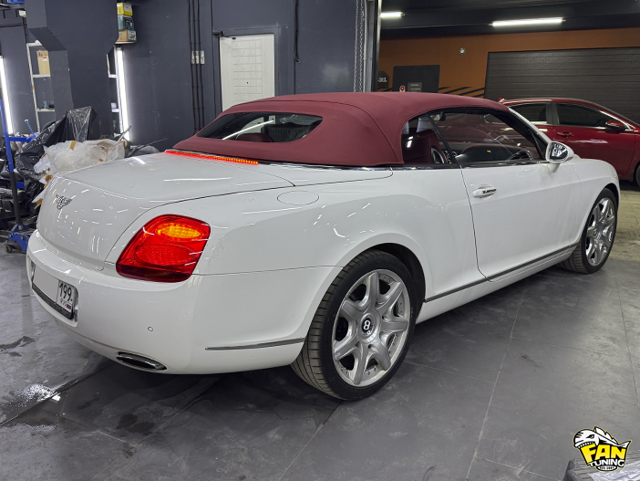 Пошив и замена тента кабриолета на Бентли (Bentley) Continental GT