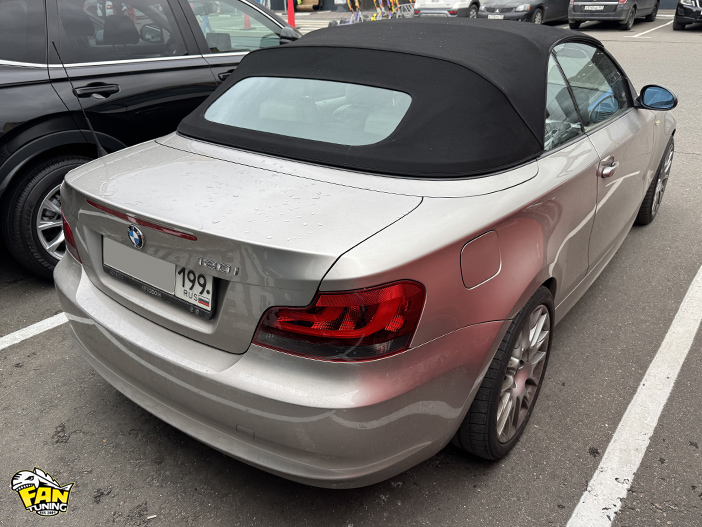 Вклейка стекла в тент кабриолета БМВ (BMW) E88