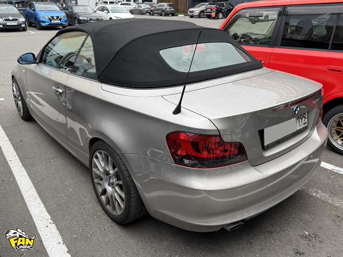Вклейка стекла в тент кабриолета БМВ (BMW) E88