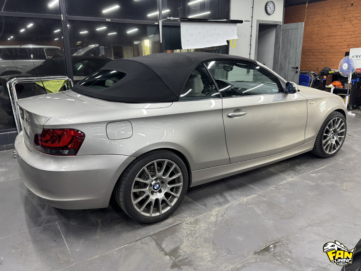 Вклейка стекла в тент кабриолета БМВ (BMW) E88