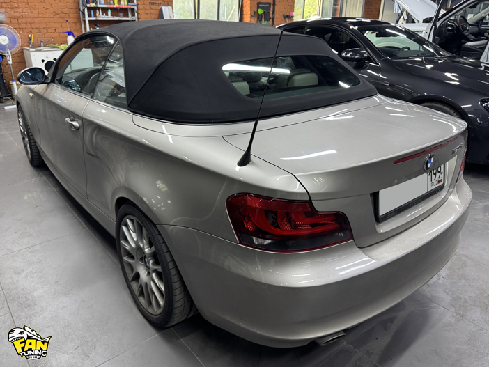 Вклейка стекла в тент кабриолета БМВ (BMW) E88