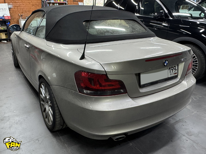 Вклейка стекла в тент кабриолета БМВ (BMW) E88