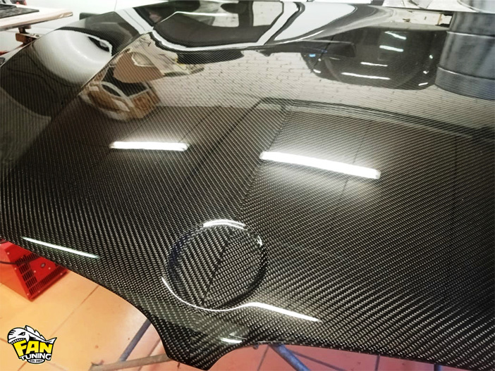 Ламинация (покрытие) настоящим карбоном деталей на БМВ (BMW) X6 F16