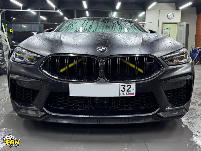 Замена ремней безопасности на индивидуальные дизайнерские на БМВ (BMW) M8 F92