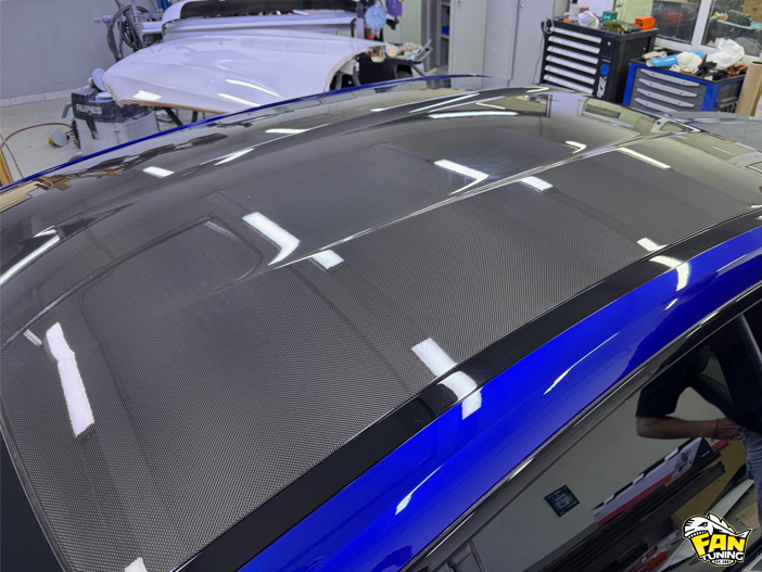 Ремонт карбоновой крыши на БМВ (BMW) M8 Competition F93